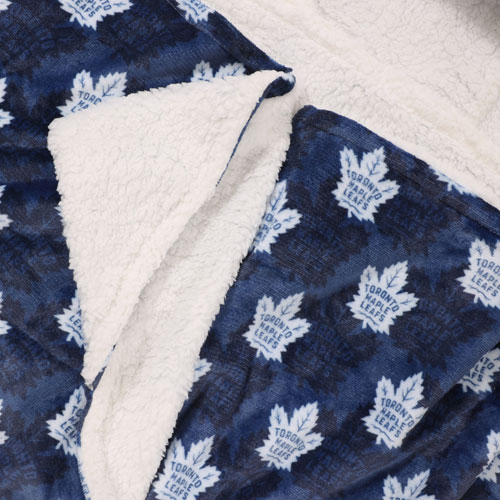NHL Hooded Throw Blanket - 50" x 70" - Toronto Maple Leafs