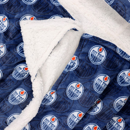 NHL Hooded Throw Blanket - 50" x 70" - Edmonton Oilers