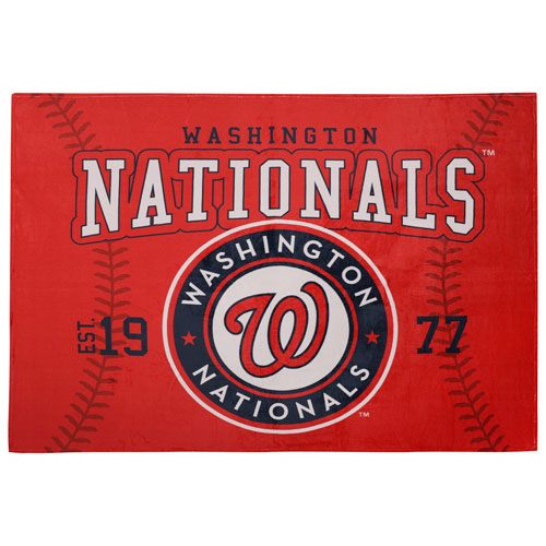 Jeté de stade de la MLB - 66 x 90 po - Nationals de Washington