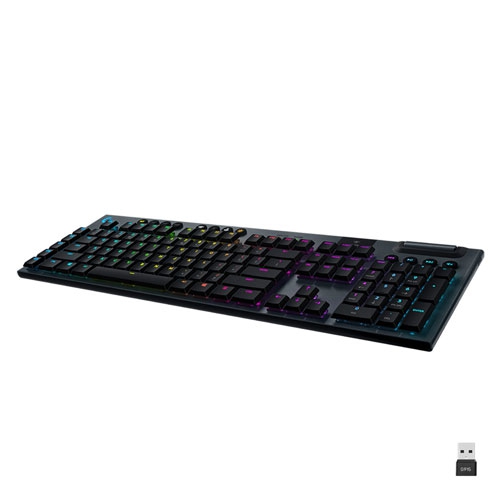 Logitech G915 Wireless Backlit Mechanical Tactile Gaming Keyboard - Black