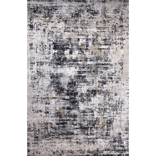 RUG BRANCH  Ashlar Contemporary Abstract Grey/black Indoor Area Rug