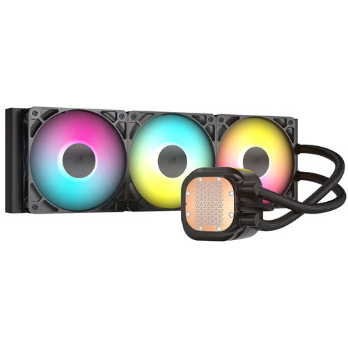 Système de refroidissement liquide pour processeur Nautilus 360 RS ARGB de Corsair - Noir