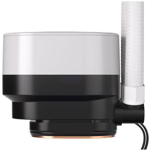 Système de refroidissement liquide pour processeur Nautilus 240 RS ARGB 120 mm de Corsair - Blanc
