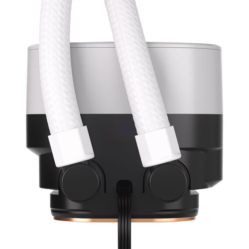 Système de refroidissement liquide pour processeur Nautilus 240 RS ARGB 120 mm de Corsair - Blanc