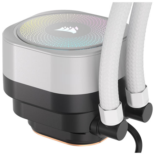 Système de refroidissement liquide pour processeur Nautilus 240 RS ARGB 120 mm de Corsair - Blanc