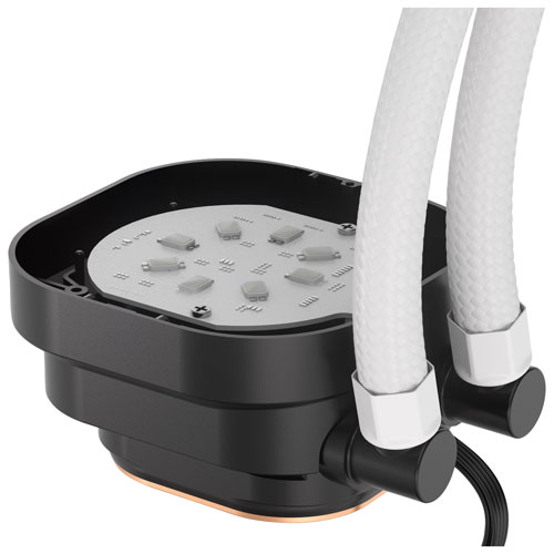 Système de refroidissement liquide pour processeur Nautilus 240 RS ARGB 120 mm de Corsair - Blanc