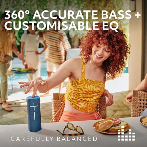 Brand New - Ultimate Ears BOOM 4 Waterproof Bluetooth Wireless Speaker - Raspberry Red