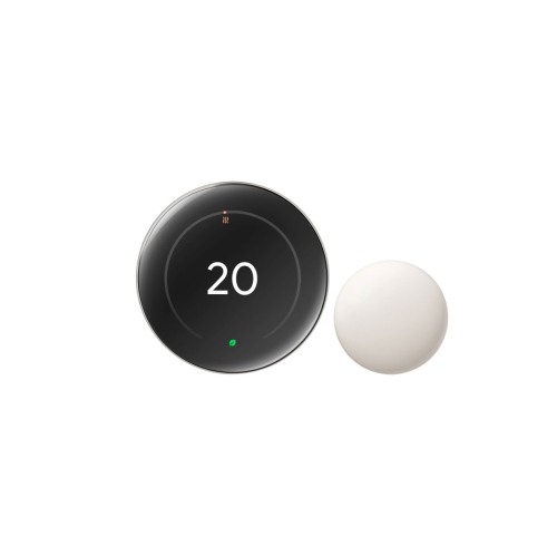 Google Nest Wi-Fi Smart Learning Thermostat - Polished Silver