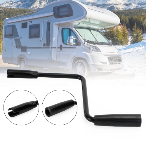 TOPTENG Pop Up Camper Crank Handle Black for Coleman/Fleetwood Pop Up Camper Canopy Rocker, Pop Up Camper Crank Handle Caravan RV Camping Canopy