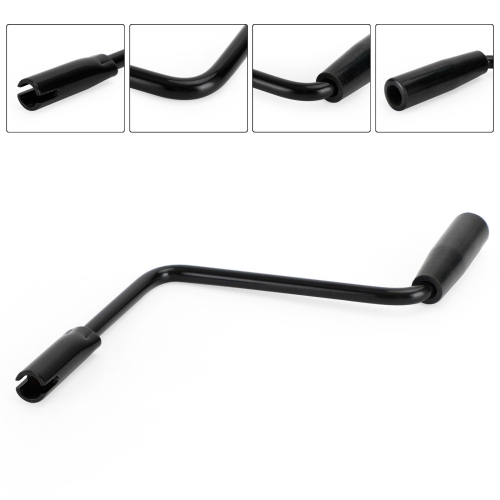 TOPTENG Pop Up Camper Crank Handle Black for Coleman/Fleetwood Pop Up Camper Canopy Rocker, Pop Up Camper Crank Handle Caravan RV Camping Canopy