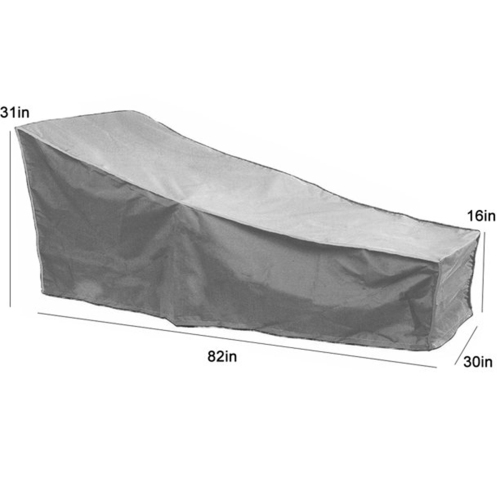 Housse de chaise longue d'extérieur TOPTENG, housse de chaise longue imperméable pour meubles de jardin, résistant aux rayons UV et aux intempéries