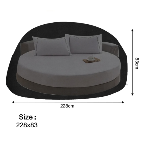 TOPTENG Waterproof Heavy Outdoor Sofa Chair Furniture Cover Day Bed Garden Patio Round