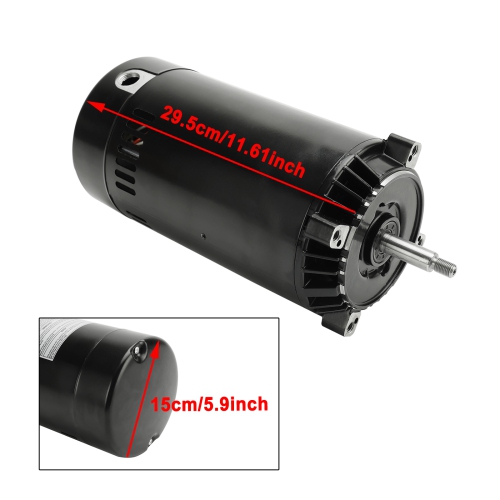 TOPTENG Pool Pump 1.5 HP UST1152 Pool Pump Replacemen Motor For HAYWARD SUPER PUMP