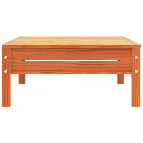 vidaXL Garden Sofa with Cushions and Footstool Solid Wood Pine