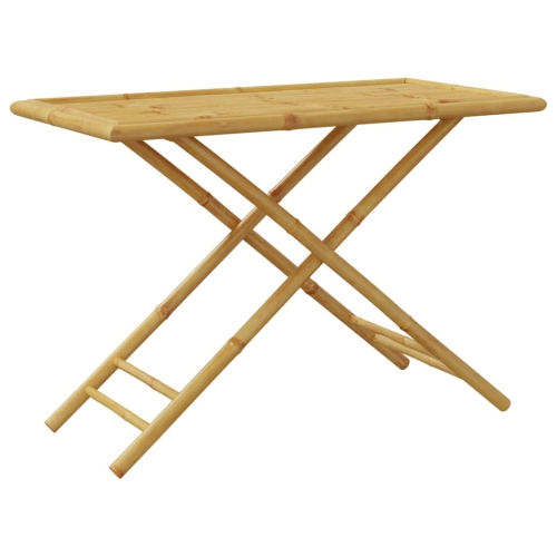 vidaXL Folding Garden Table 110x55x75 cm Bamboo