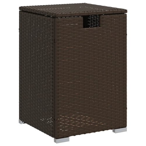 Image 1 de 9.. VidaXL – Housse de réservoir de propane, brun 40x40Prés 60&nbsp;cm, poly rotin