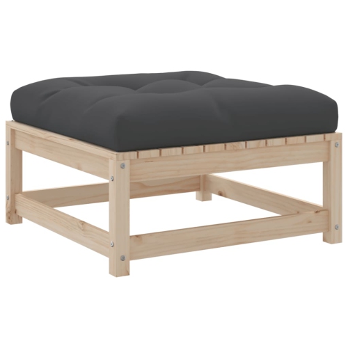 vidaXL 7 Piece Garden Sofa Set with Cushions Solid Wood Pine