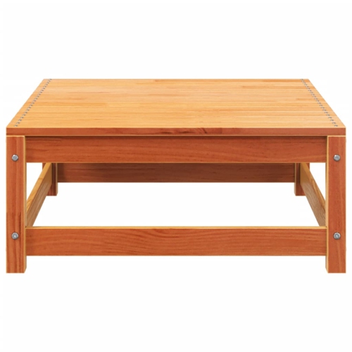 vidaXL Garden Sofa Armless with Cushions and Footstool