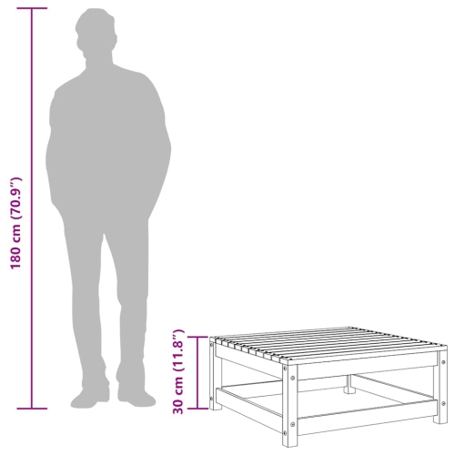 VidaXL – Repose-pieds 7030&nbsp;cm en pin massif
