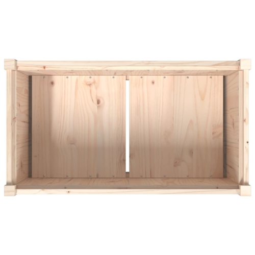 vidaXL Garden Planter 90x50x70 cm Solid Wood Pine