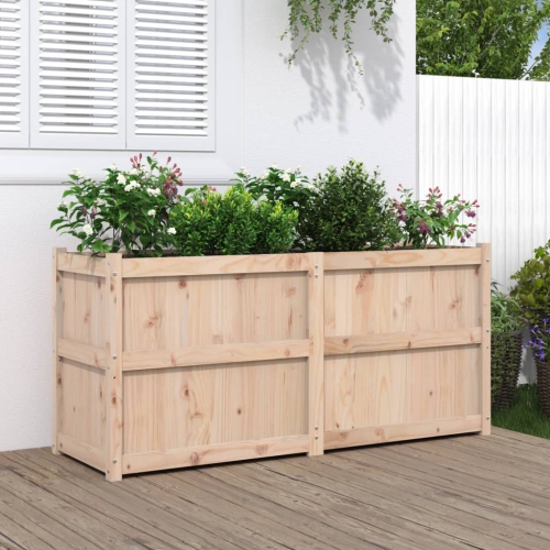 VIDAXL  Garden Planter 150X50X70 Cm Solid Wood Pine