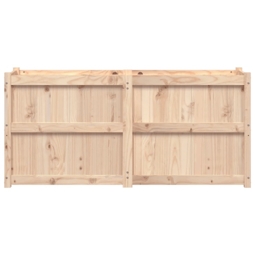 Jardinière vidaXL 150 x 50, 70 cm, pin massif