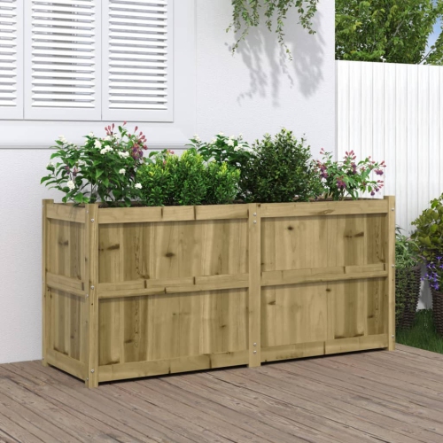 VIDAXL  Garden Planter 150X50X70 Cm Impregnated Wood Pine