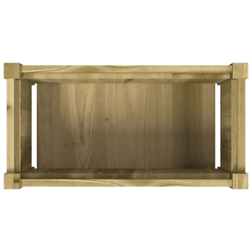 vidaXL Garden Planter 60x31x31 cm Impregnated Wood Pine