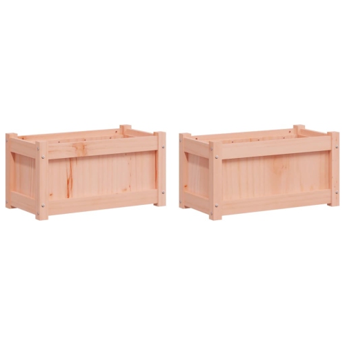 Jardinières vidaXL en bois massif Douglas, 2 pces