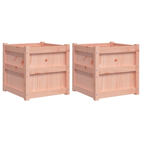VIDAXL  Garden Planters 2 PCs Solid Wood Douglas