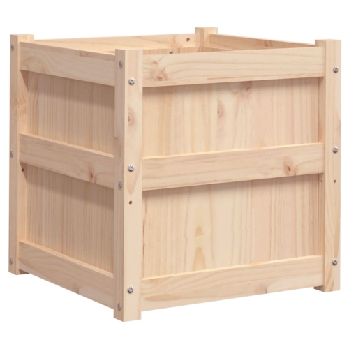 VIDAXL  Garden Planter 50X50X50 Cm Solid Wood Pine