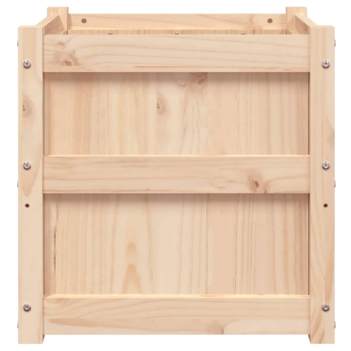 vidaXL Garden Planter 50x50x50 cm Solid Wood Pine