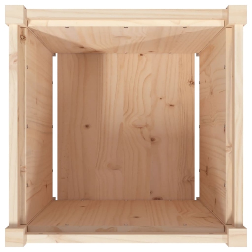 vidaXL Garden Planter 50x50x50 cm Solid Wood Pine
