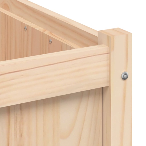 vidaXL Garden Planter 50x50x50 cm Solid Wood Pine