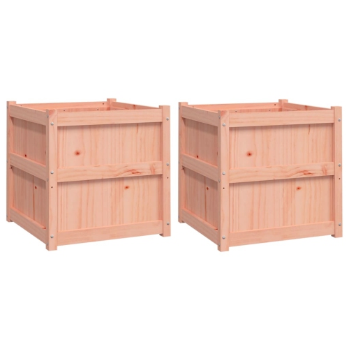 VIDAXL  Garden Planters 2 PCs Solid Wood Douglas