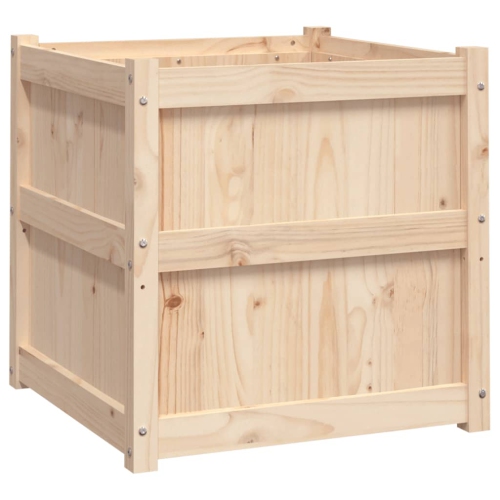 VIDAXL  Garden Planter 60X60X60 Cm Solid Wood Pine