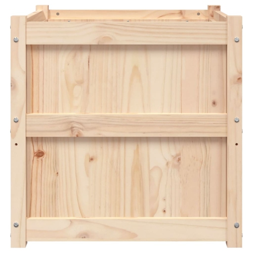 vidaXL Garden Planter 60x60x60 cm Solid Wood Pine