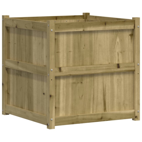 VIDAXL  Garden Planter 70X70X70 Cm Impregnated Wood Pine