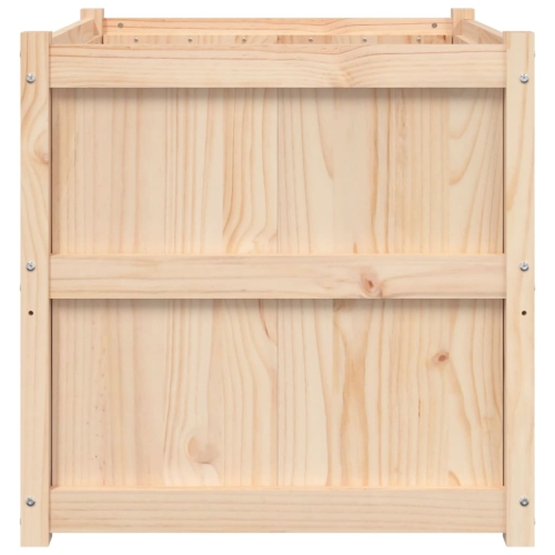Jardinière de jardin vidaXL 70x70 de 70 cm en bois massif
