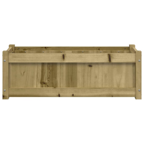 vidaXL Garden Planter 90x31x31 cm Impregnated Wood Pine