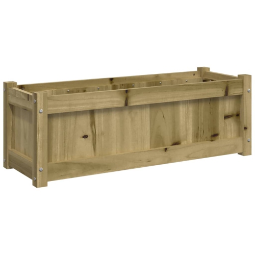 vidaXL Garden Planter 90x31x31 cm Impregnated Wood Pine