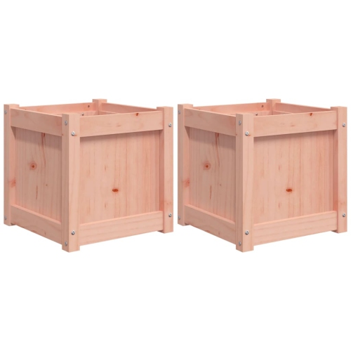 Jardinières vidaXL en bois massif Douglas, 2 pces