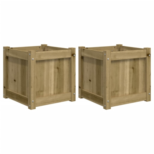 VIDAXL  Garden Planters 2 PCs Impregnated Wood Pine