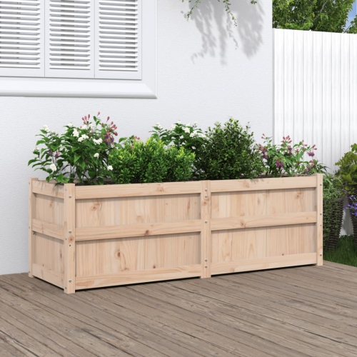 VIDAXL  Garden Planter 150X50X50 Cm Solid Wood Pine