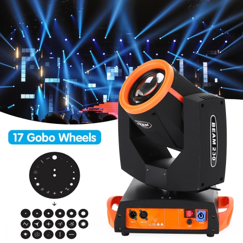 Leurre TOPTENG 230&nbsp;W 7R, tête mobile, Gobo, Sharpy Light, 8 Prism, Strobe, 16 canaux, Party US, 1 PC