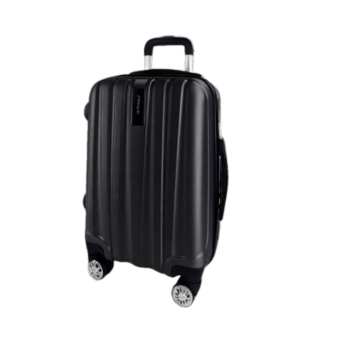 Valise cabine extensible légère 20&nbsp;po ABS+PC de TRAVLR, roulettes doubles, verrou TSA - Noir