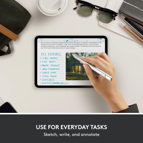 Logitech Crayon USB-C Digital Pencil for iPad - Silver