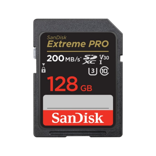 Carte mémoire SDXC 200&nbsp;Mo/s Extreme Pro 128&nbsp;Go de SanDisk - Remis à neuf