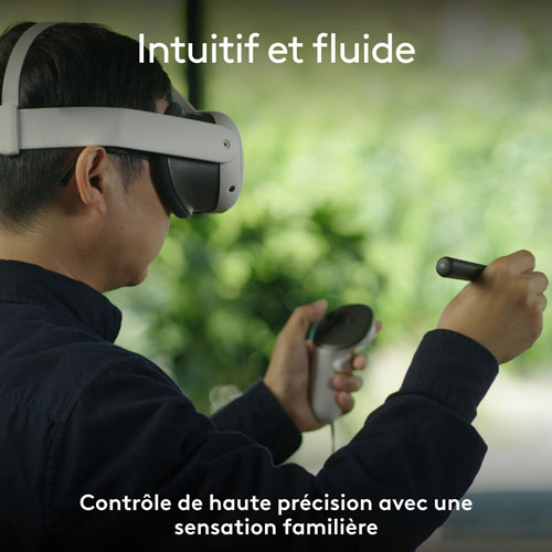 Stylet de réalité mixte MX Ink avec station de recharge de Logitech pour Meta Quest