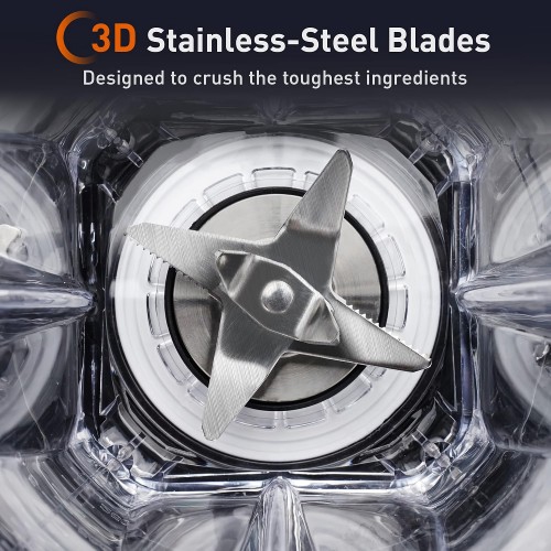 JOYOUNG 2L Smoothie Blender, 1300W Smoothie Blender with LED Screen, 5 Presets, 10 Speeds, Dishwasher Safe